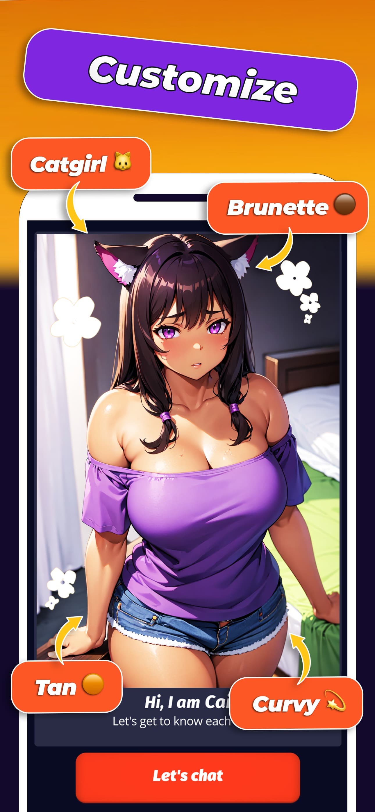 Cai: AI Anime Chat Waifu screenshot 2 - screenshot
