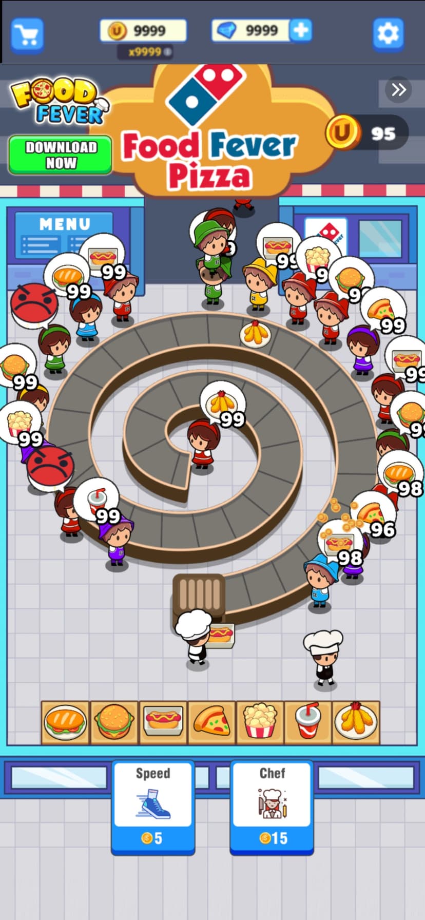 Food Fever: Idle Restaurant screenshot 5 - screenshot