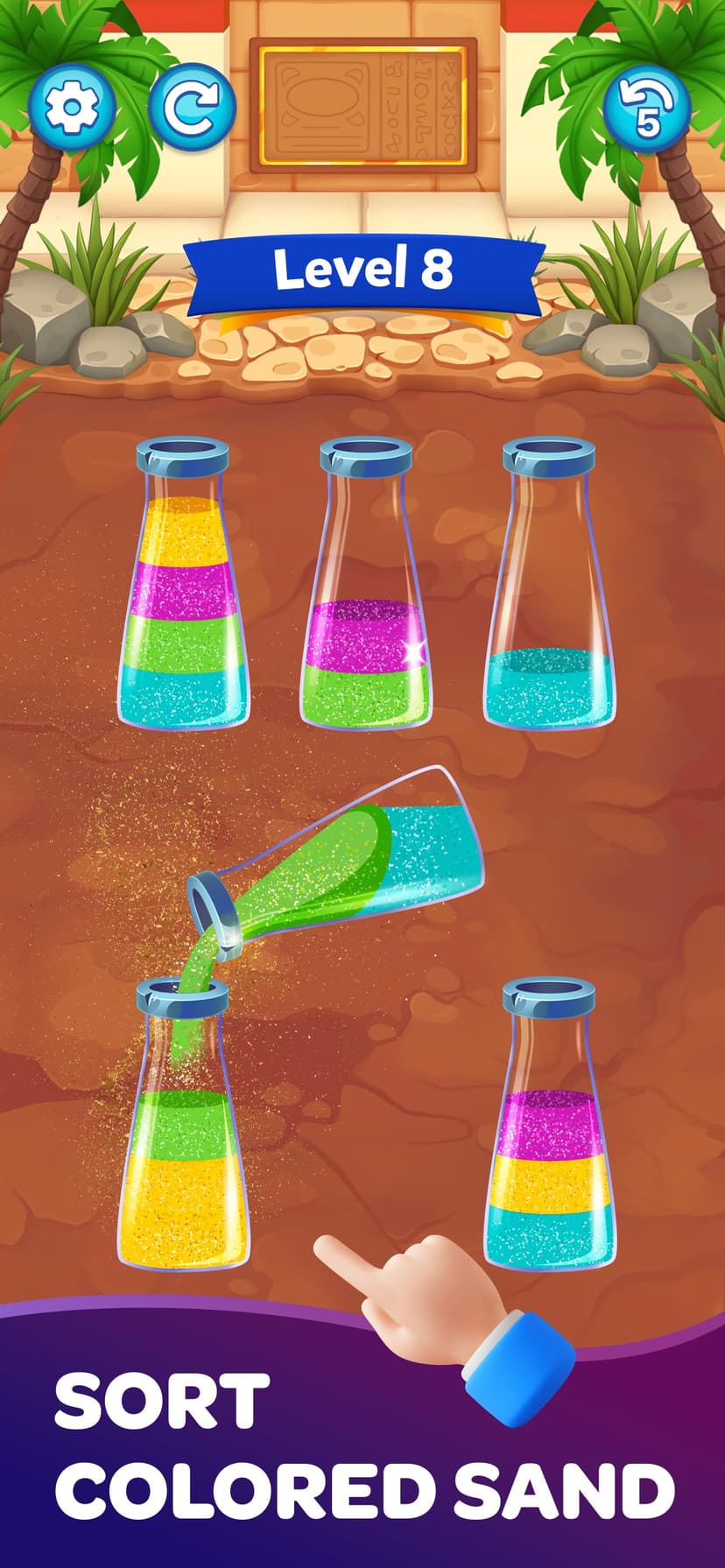 Sort Puzzle: Color Bottle Game screenshot 1 - screenshot