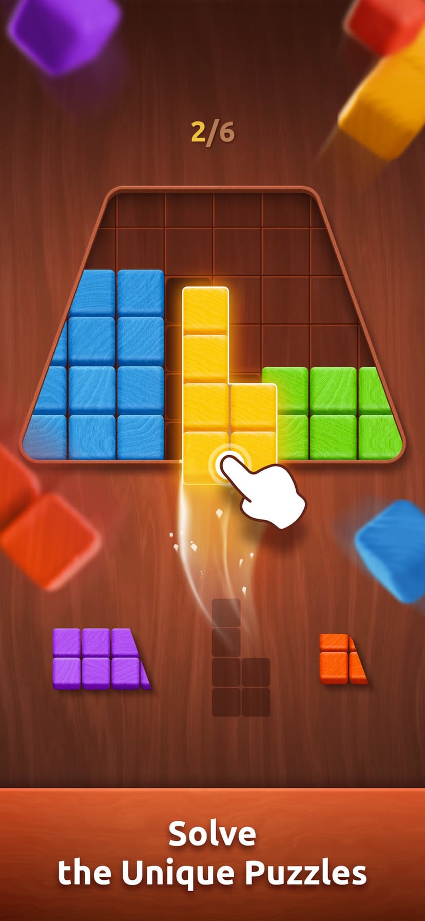 Colorwood Blocks: Wood Puzzle screenshot 2 - screenshot
