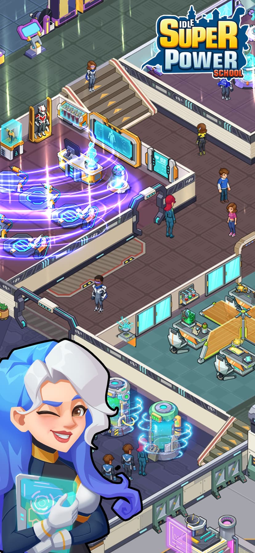 Idle Superpower School screenshot 1 - screenshot
