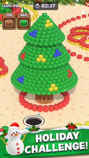 Tiles in Hole: Black Hole screenshot 1 - screenshot