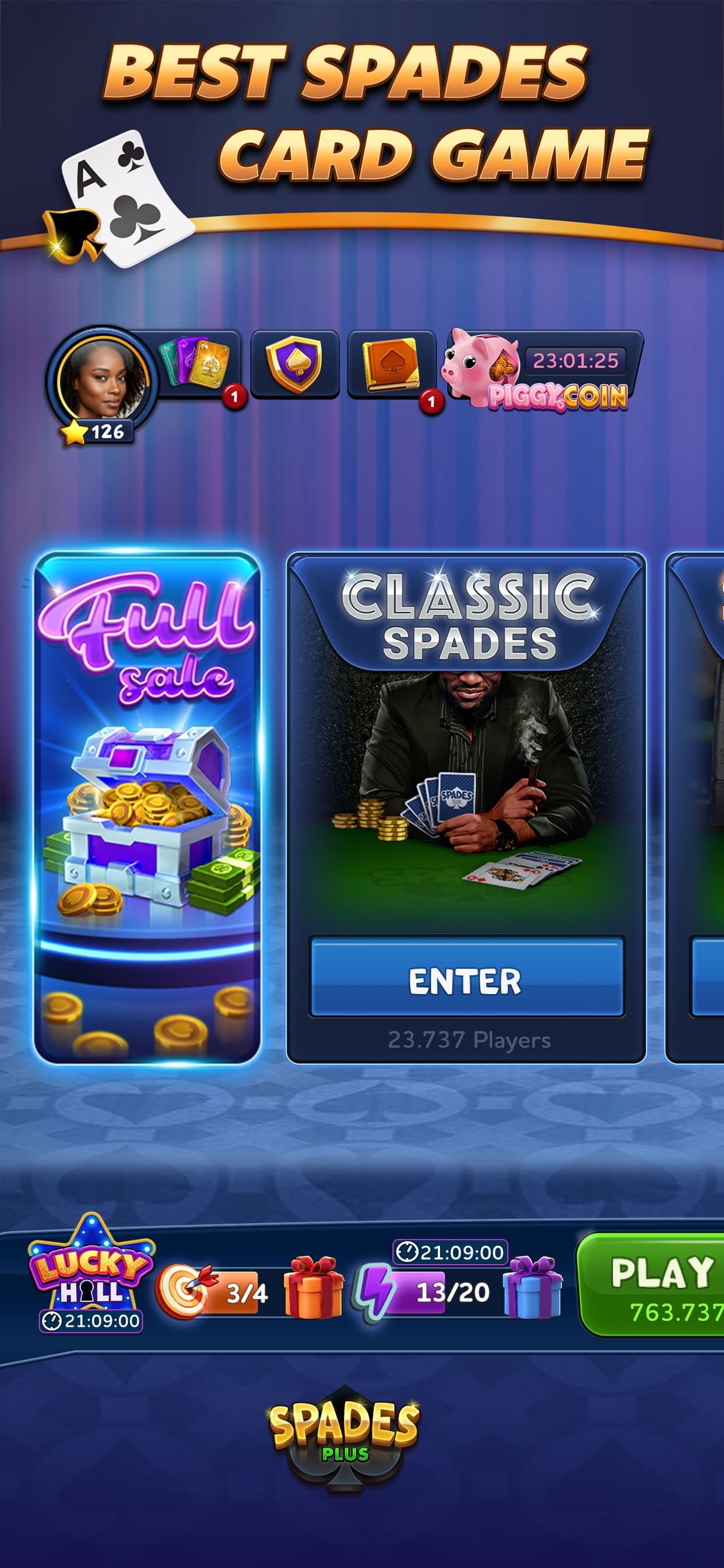 Spades Plus - Card Game screenshot 1 - screenshot
