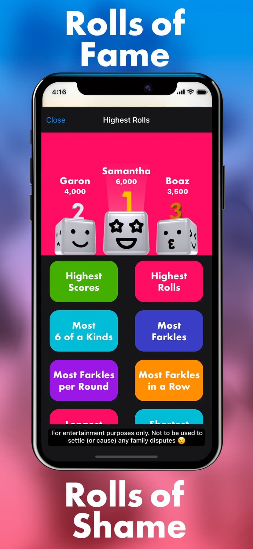 Farkle Scorekeeper screenshot 6 - screenshot