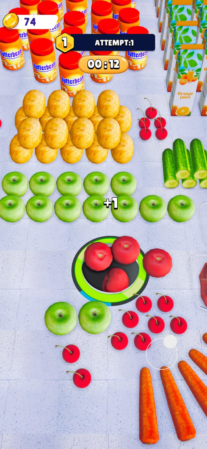 Hole and Fill: Food Hoarding! screenshot 1 - screenshot