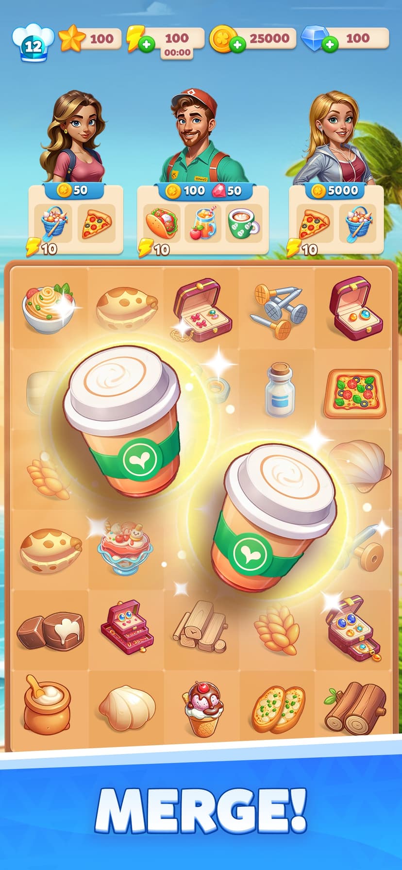 Merge Fever Town screenshot 1 - screenshot