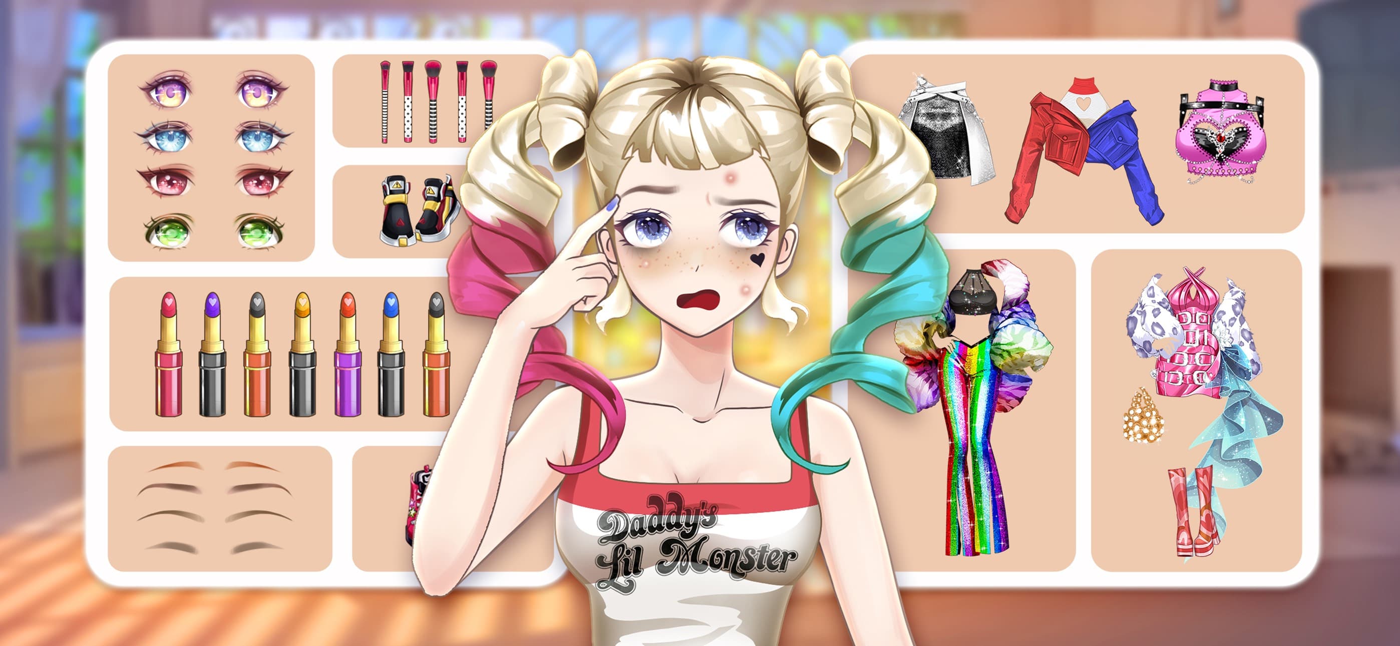 Anime Dress Up Games: Stylist screenshot 3 - screenshot