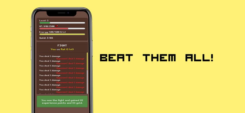Simplest RPG Game - Text Story screenshot 4 - screenshot
