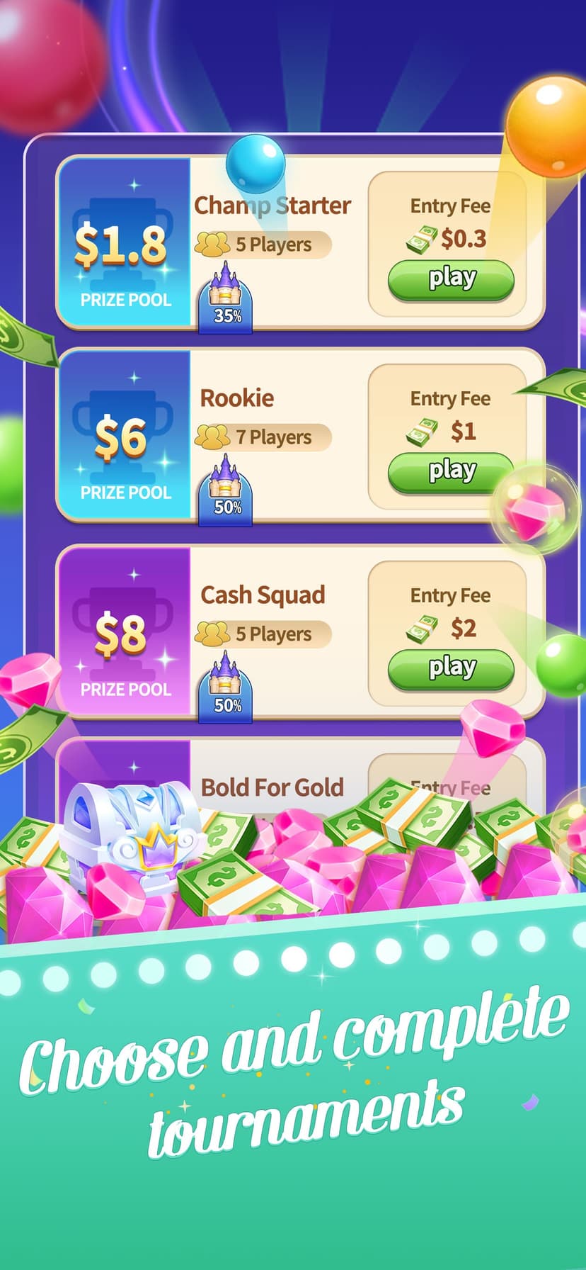 Bubble Treasure: Win Real Cash screenshot 2 - screenshot