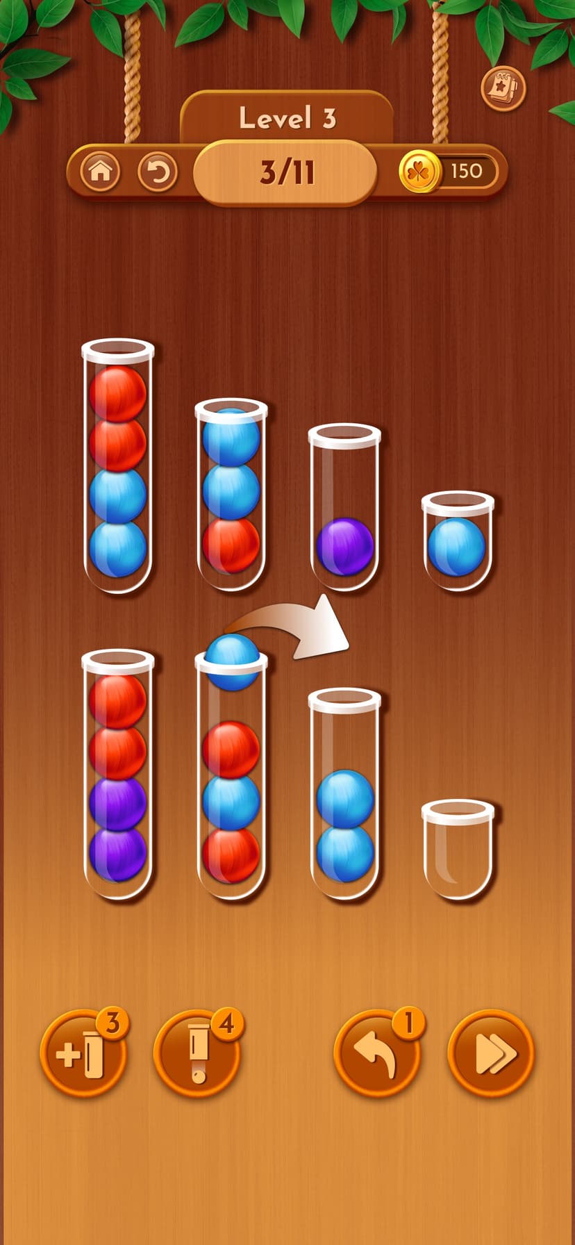 Woody Sort: Ball Sort Puzzle screenshot 9 - screenshot
