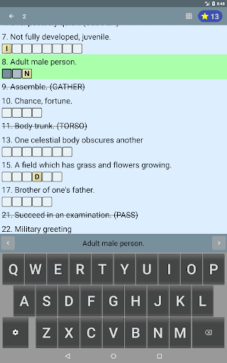 English Crossword Puzzle screenshot 11 - screenshot