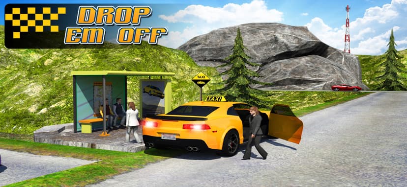 Taxi Driver 3D : Hill Station screenshot 4 - screenshot