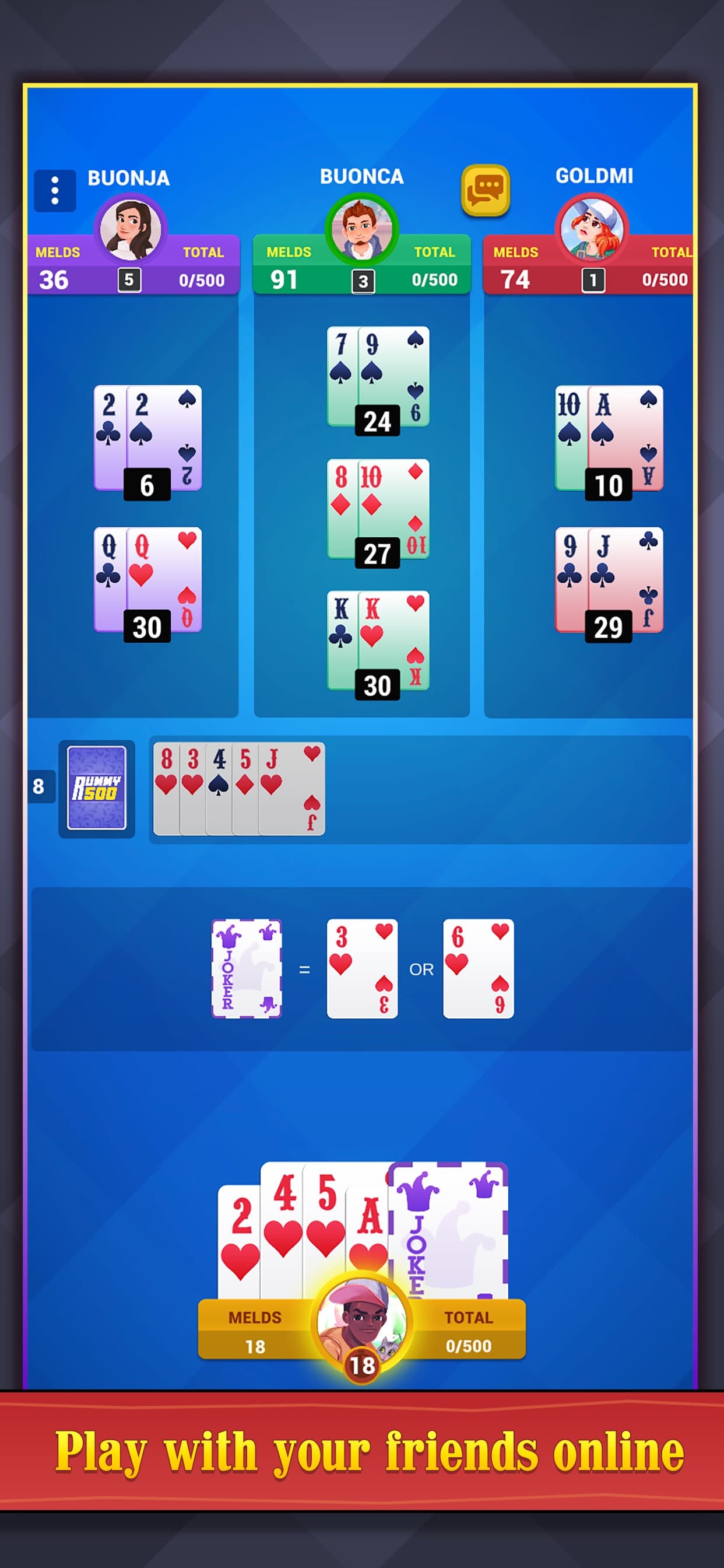 Rummy 500! screenshot 4 - screenshot