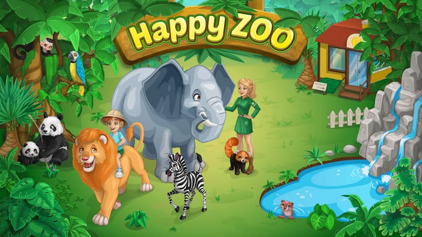 Happy Zoo - Wild Animals screenshot 1 - screenshot