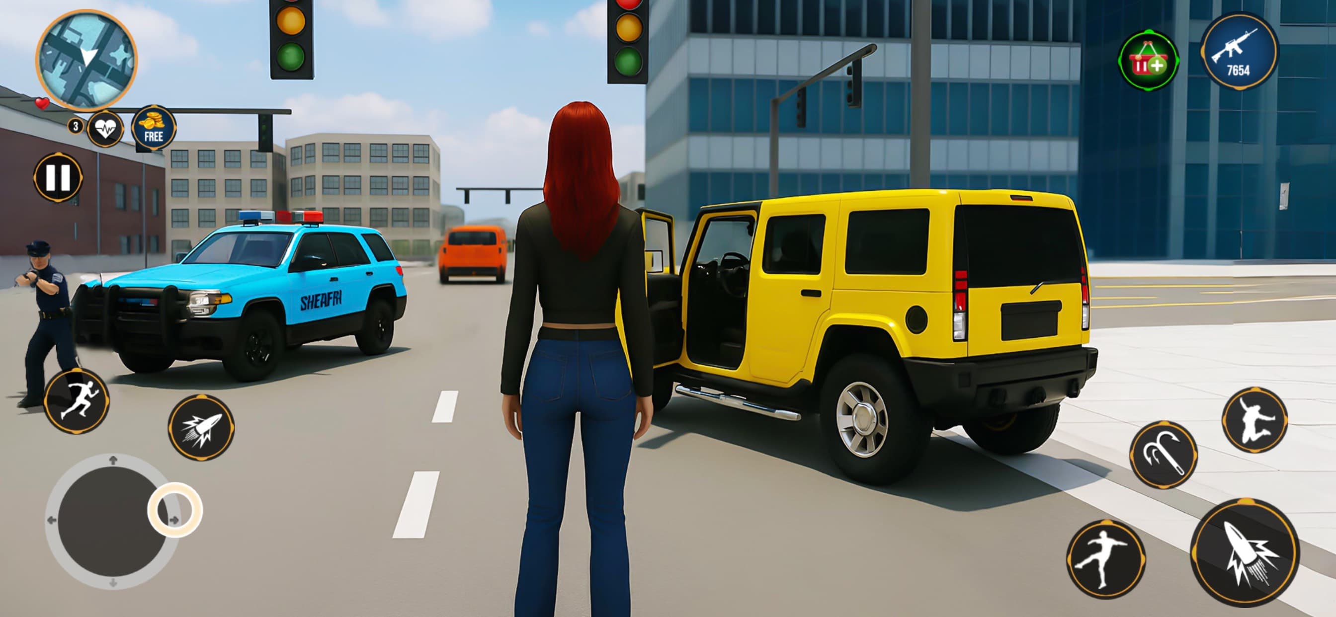 Rope hero Town : Mafia Crime screenshot 3 - screenshot