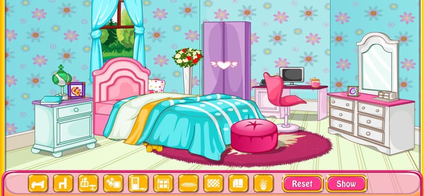Girly room decoration game screenshot 4 - screenshot