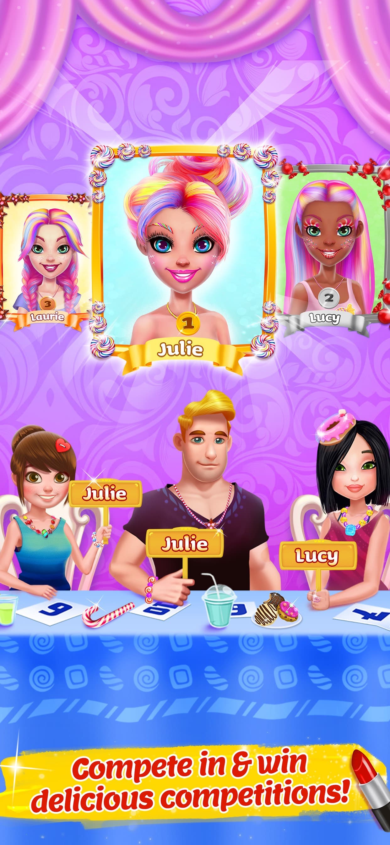 Candy Makeup Beauty Game screenshot 3 - screenshot