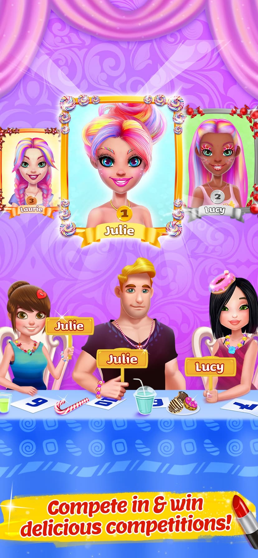 Candy Makeup Beauty Game screenshot 3 - screenshot