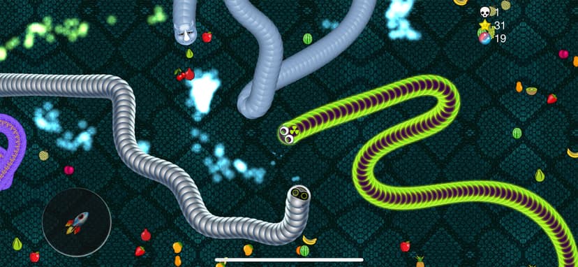 Viper.io - Worm & snake game screenshot 3 - screenshot