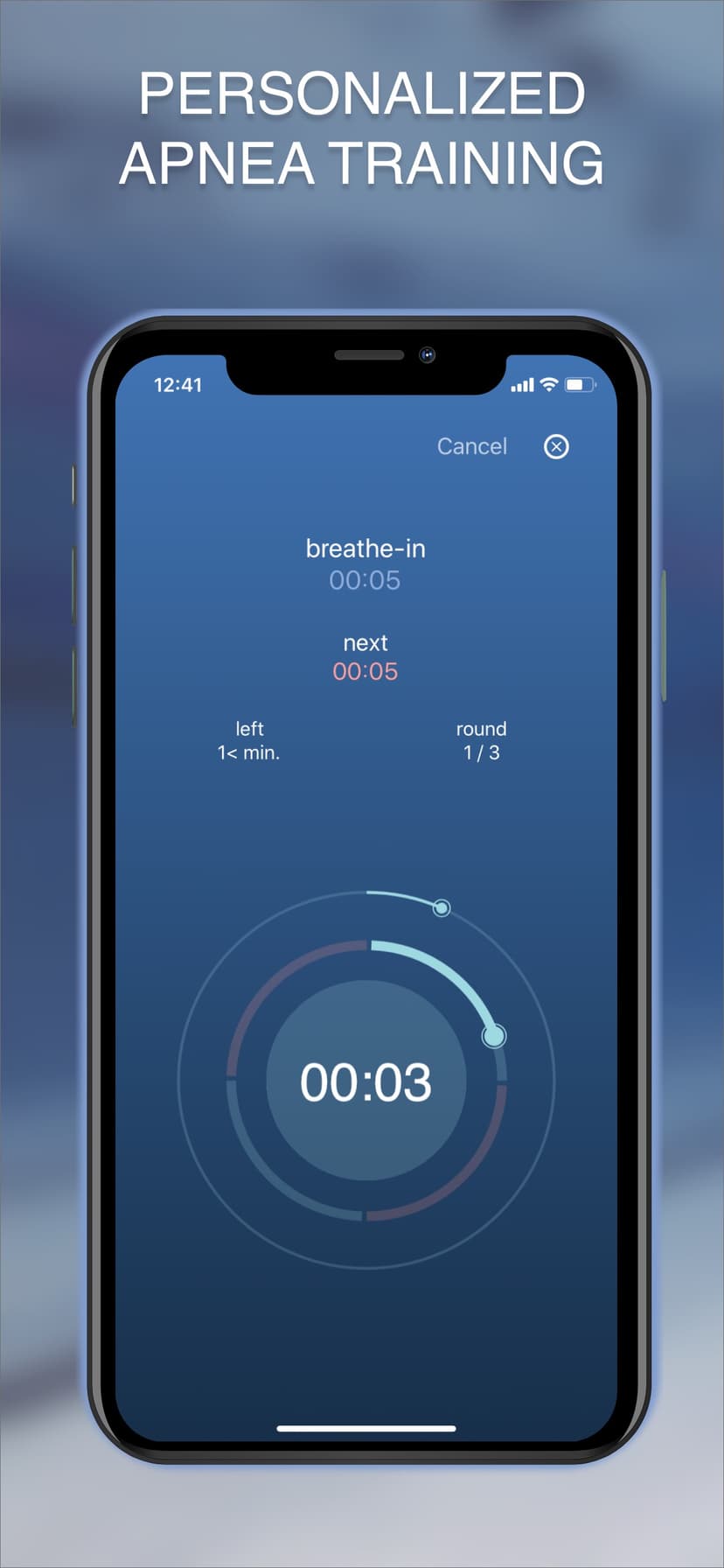 STAmina Apnea Trainer screenshot 1 - screenshot