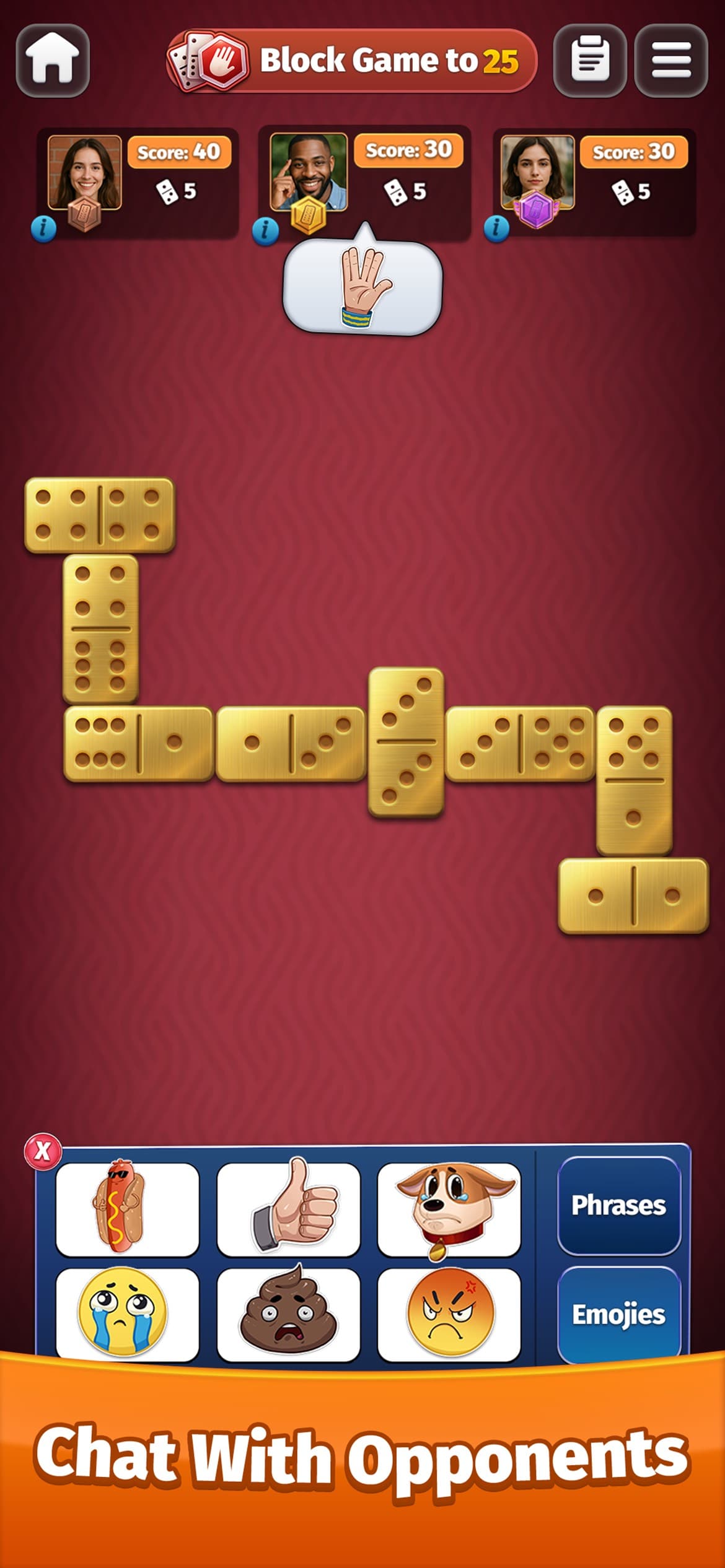 Domino online - play dominoes! screenshot 3 - screenshot