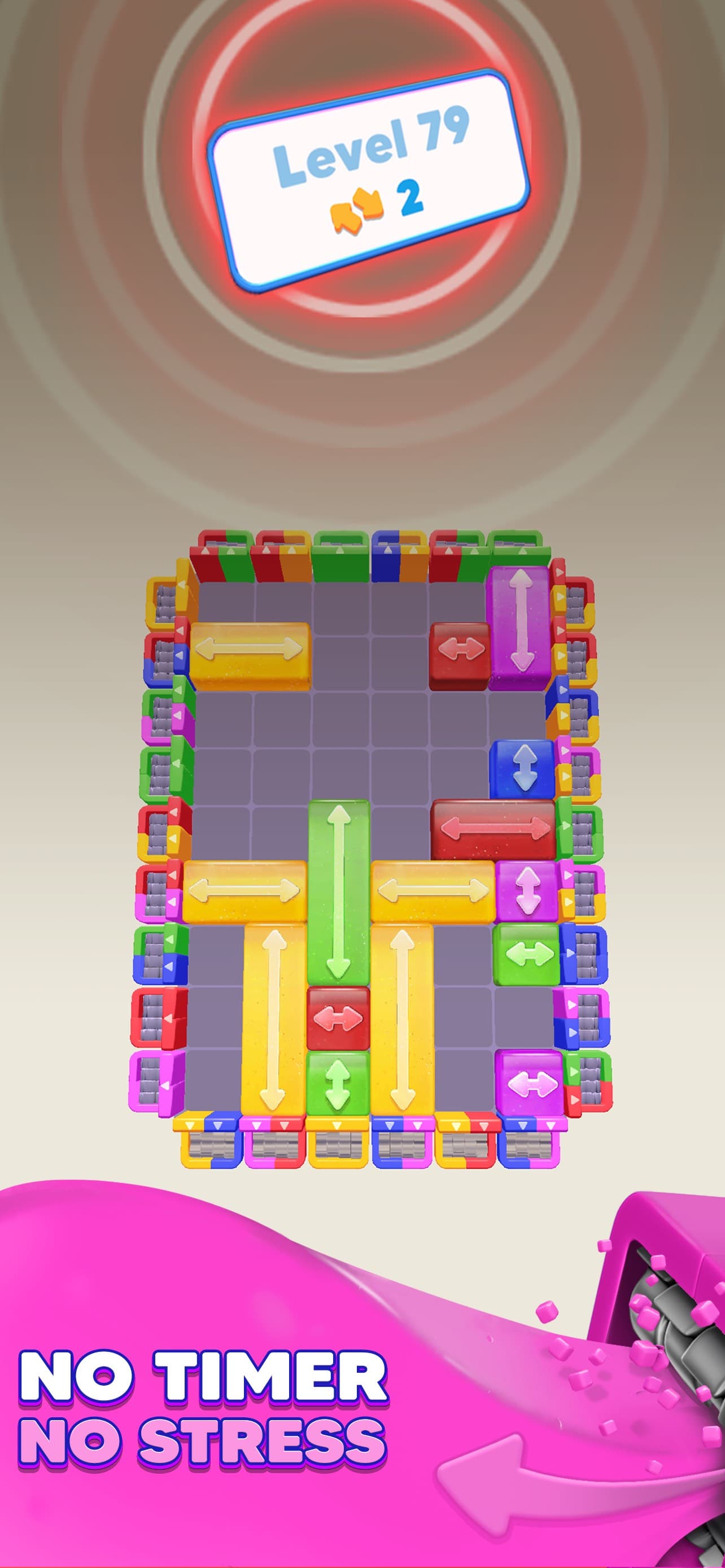Color Blocks 3D: Slide Puzzle screenshot 1 - screenshot