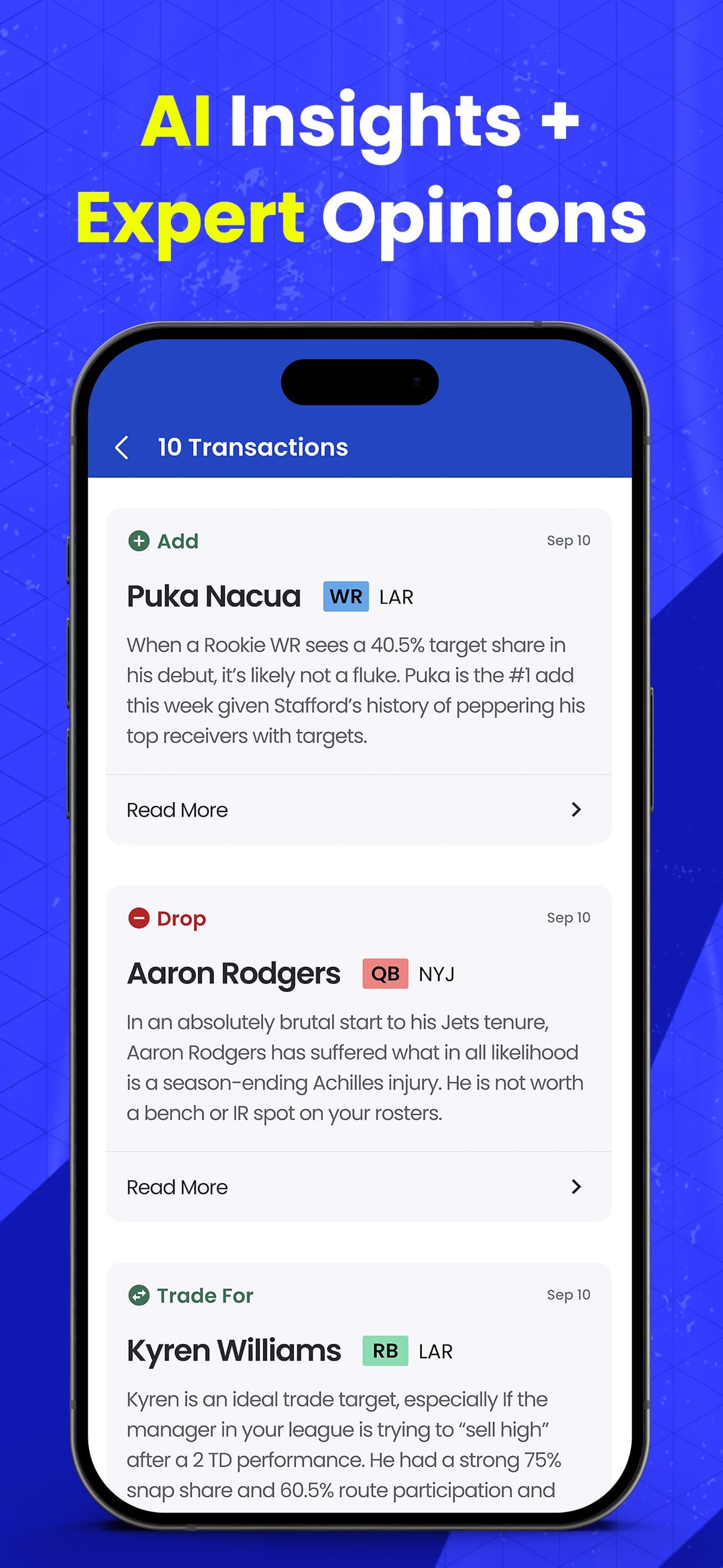 WalterPicks – AI Insights screenshot 3 - screenshot