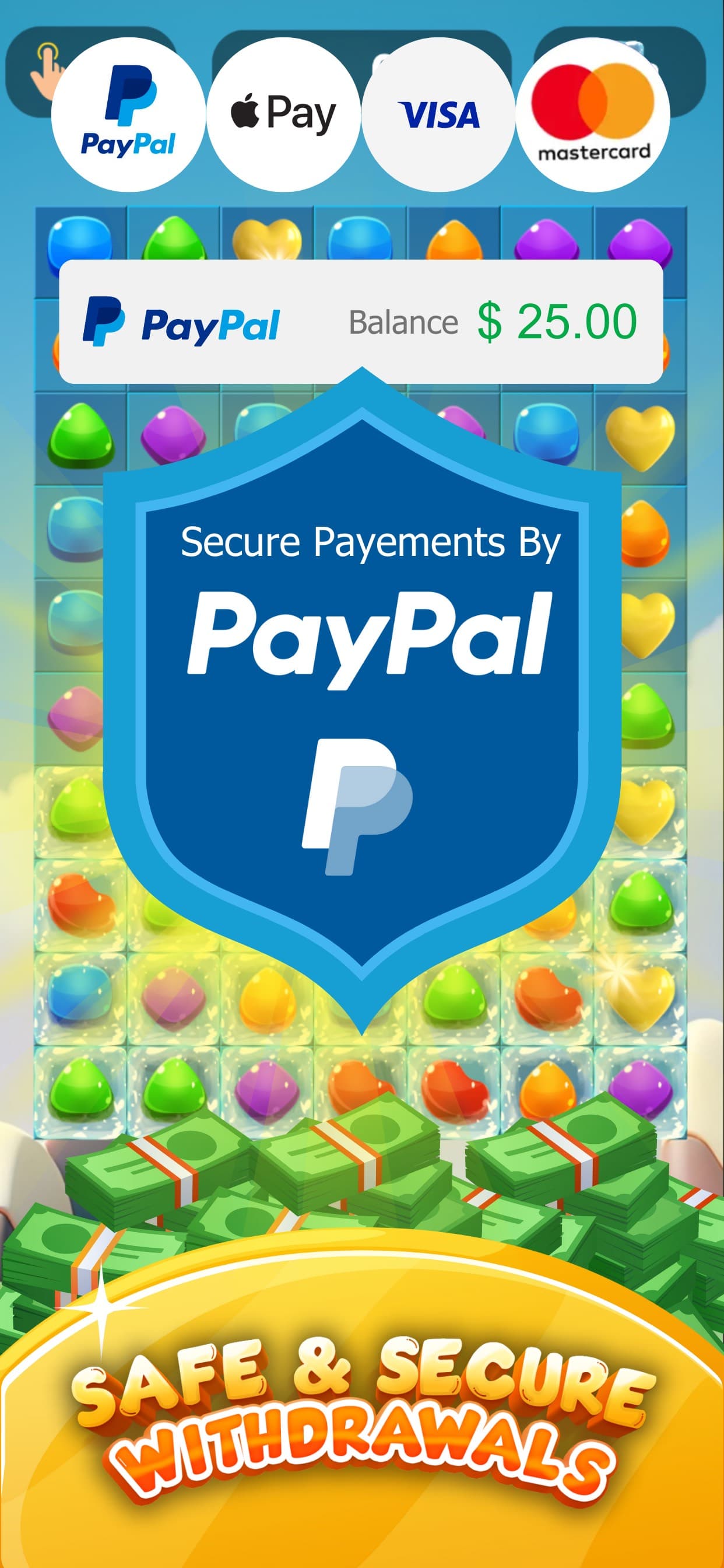 Sugar Cash Match3 Money Prizes screenshot 3 - screenshot