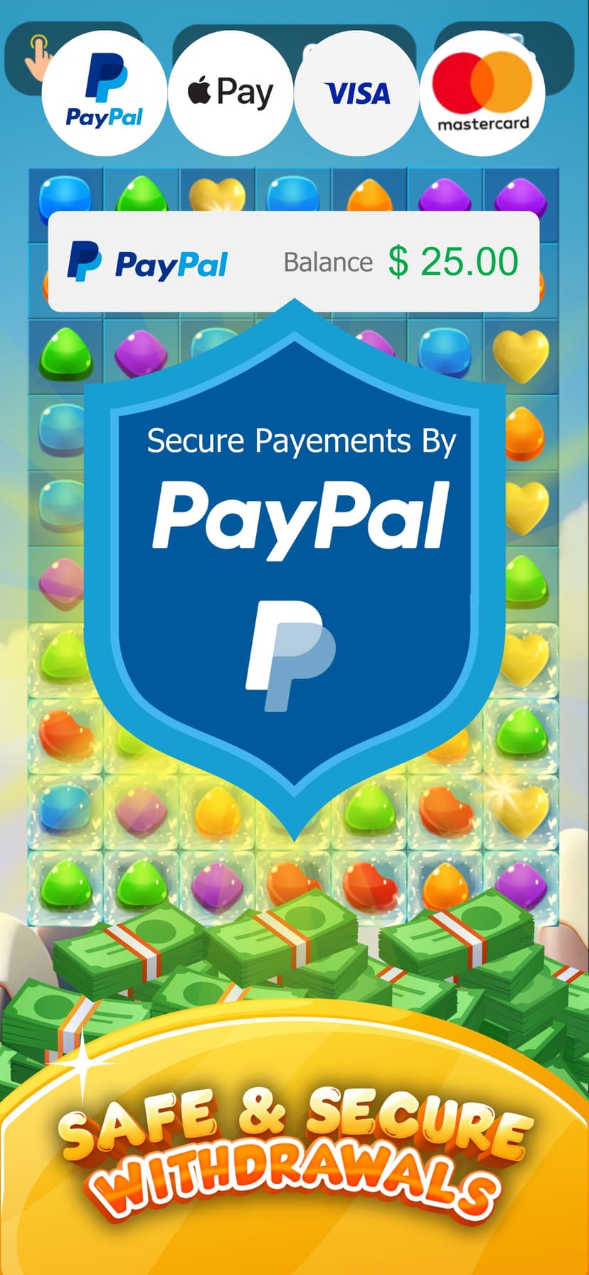 Sugar Cash Match3 Money Prizes screenshot 3 - screenshot