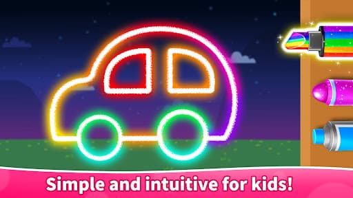 Baby Panda's Glow Doodle Game screenshot 6 - screenshot