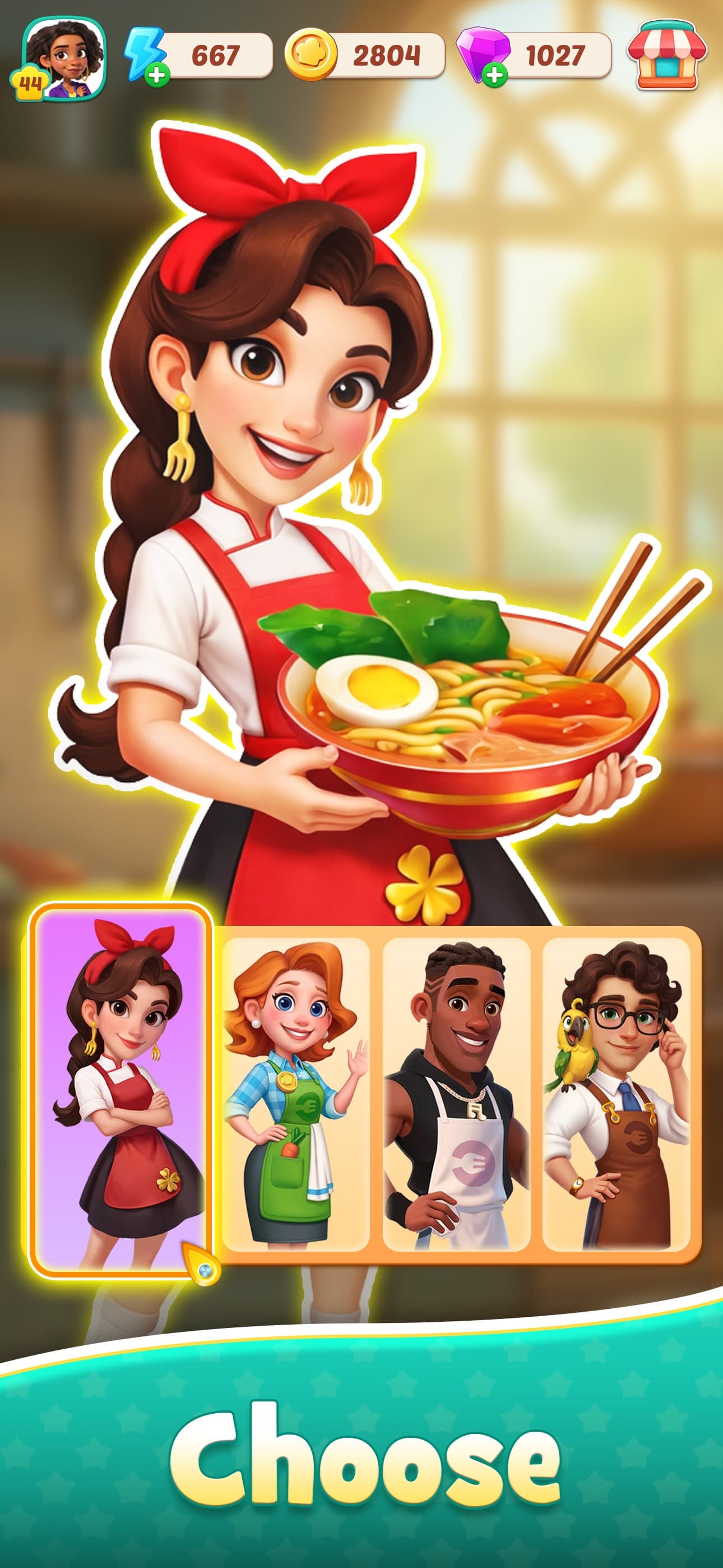 Foodstars: Merge & Cook screenshot 1 - screenshot