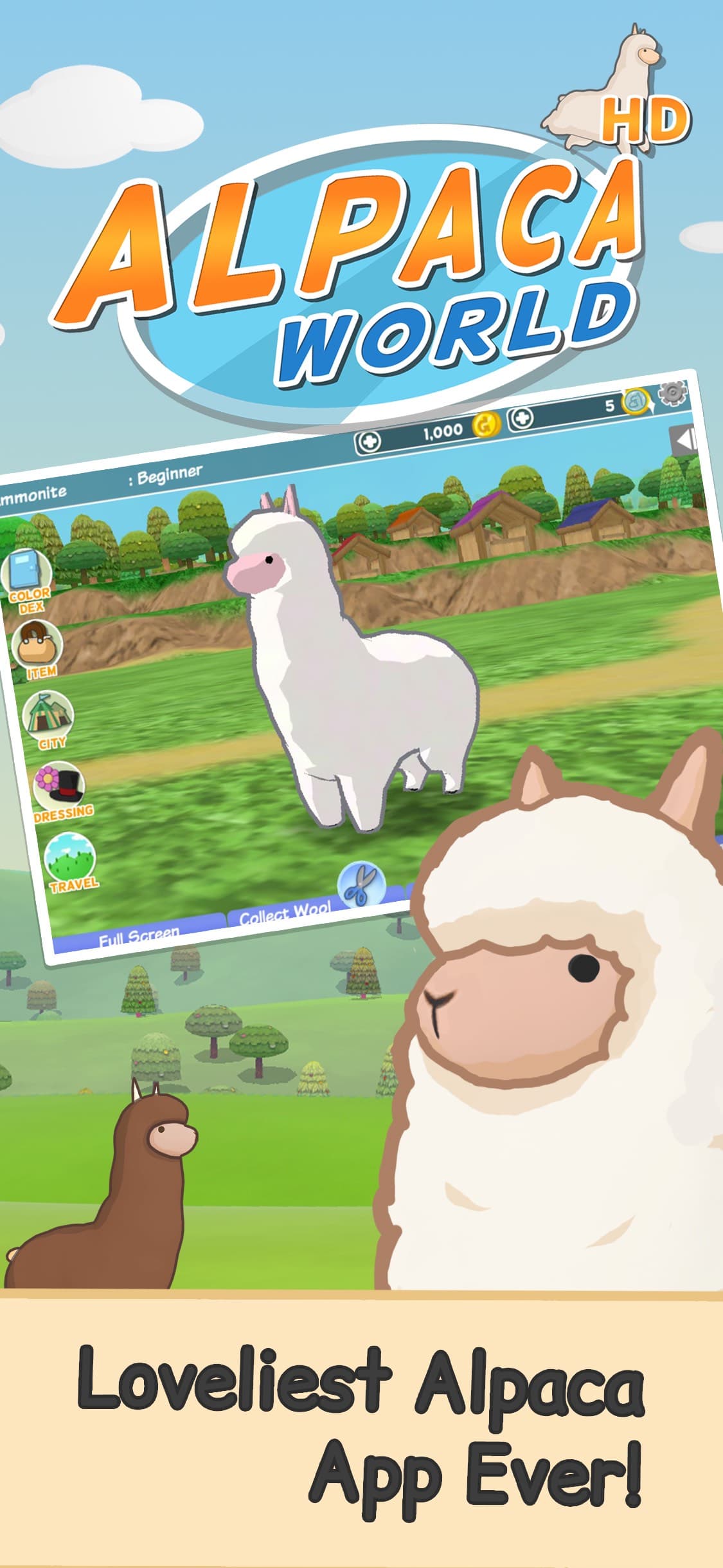 Alpaca World HD+ screenshot 1 - screenshot