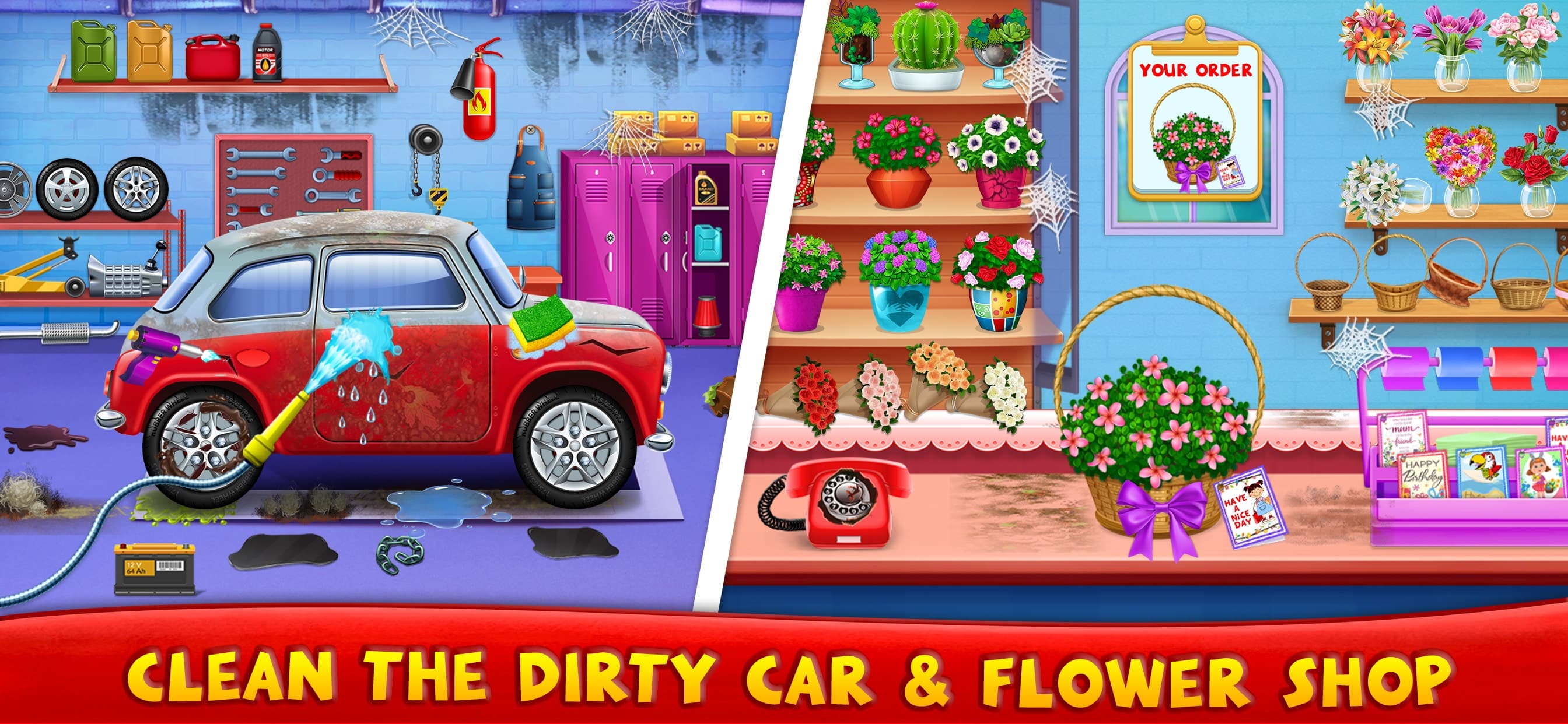Messy House Cleaning Games screenshot 10 - screenshot