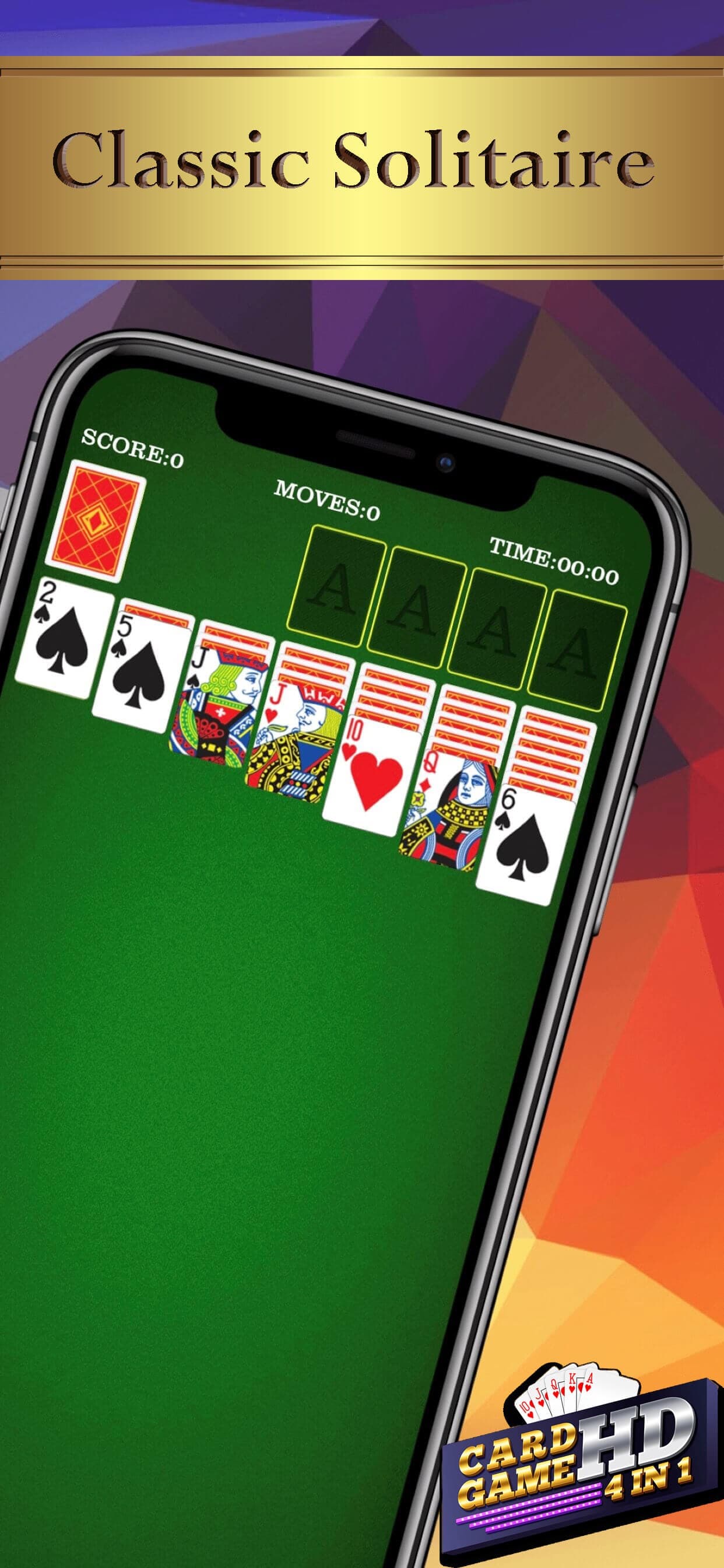 Solitaire Card Games 4 in 1 HD screenshot 1 - screenshot