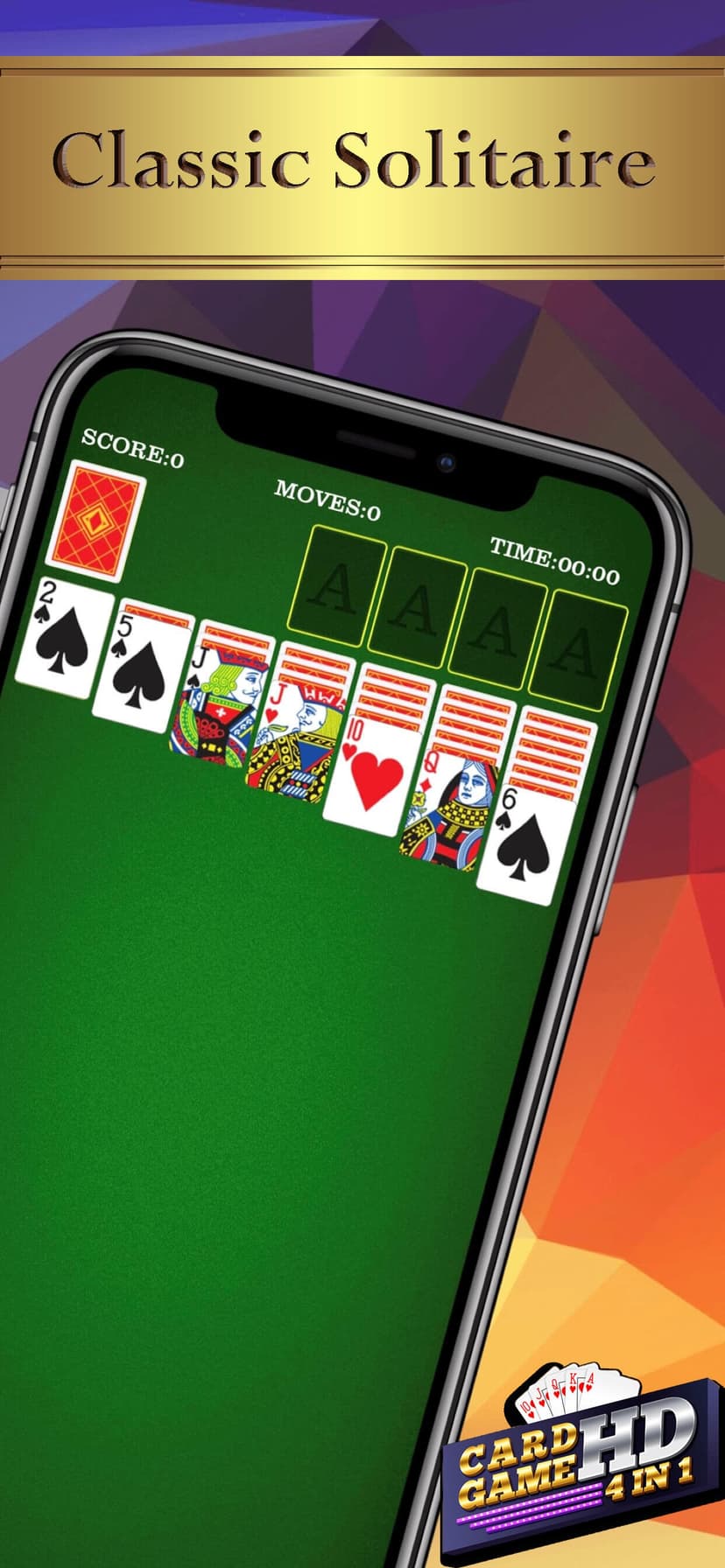 Solitaire Card Games 4 in 1 HD screenshot 1 - screenshot