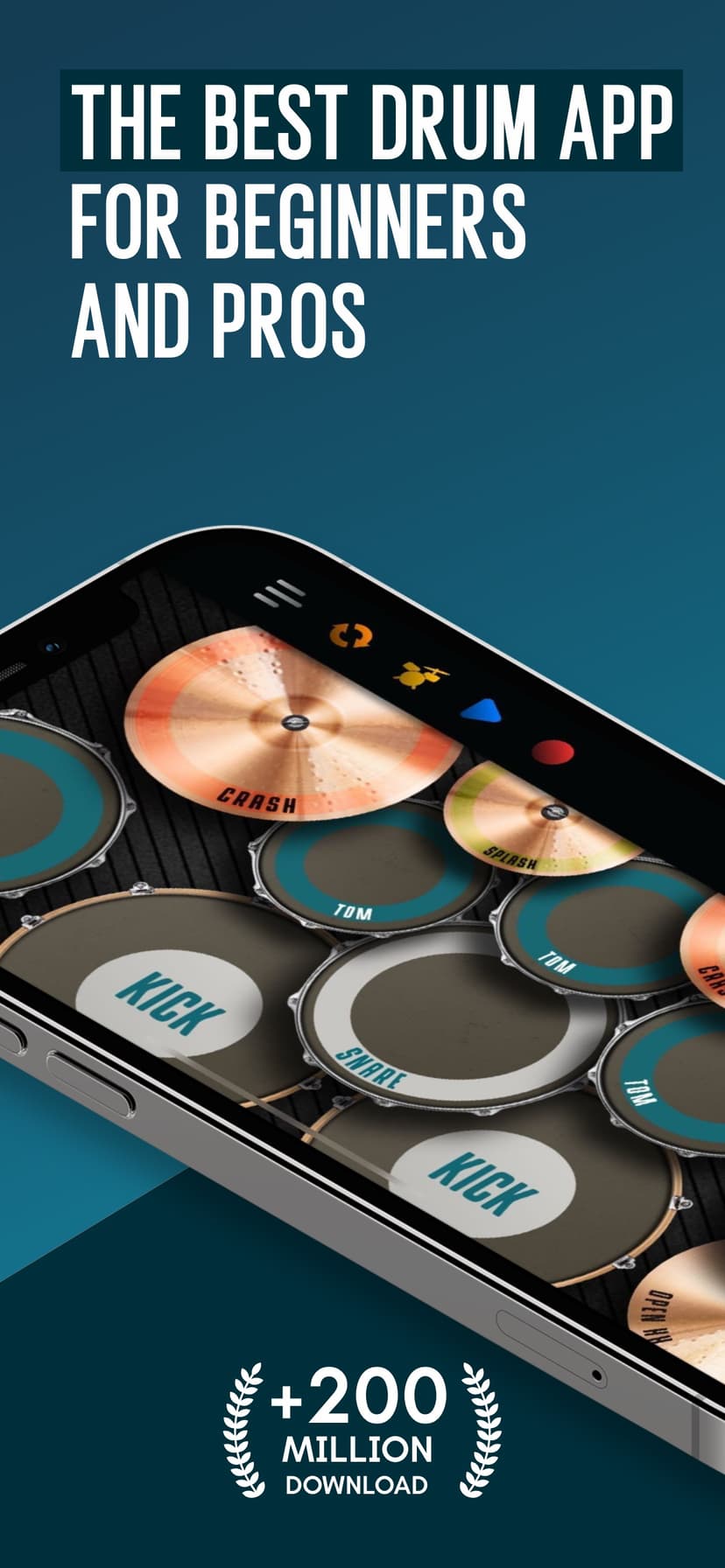 Real Drum: electronic drum set screenshot 1 - screenshot