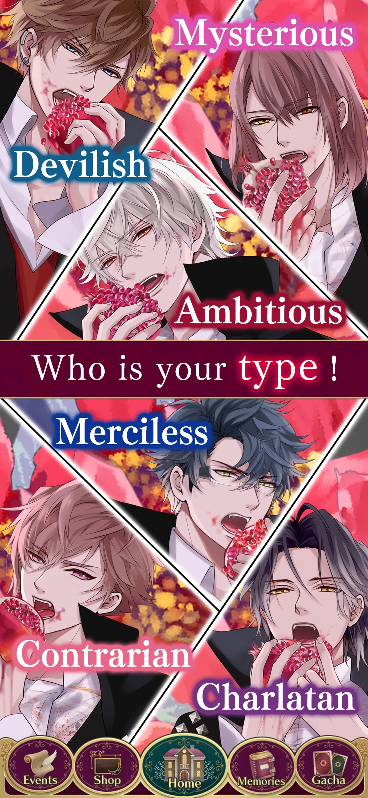 Ikemen Vampire Otome Gam‪e screenshot 4 - screenshot