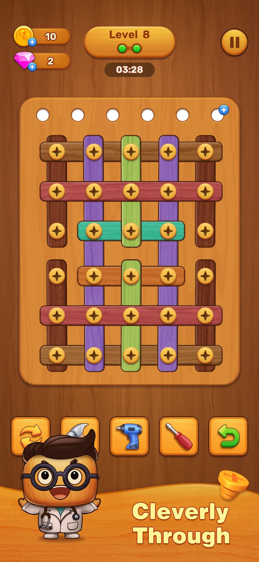 Wood Screw - Nuts & Bolts screenshot 2 - screenshot