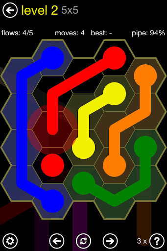 Flow Free: Hexes screenshot 1 - screenshot