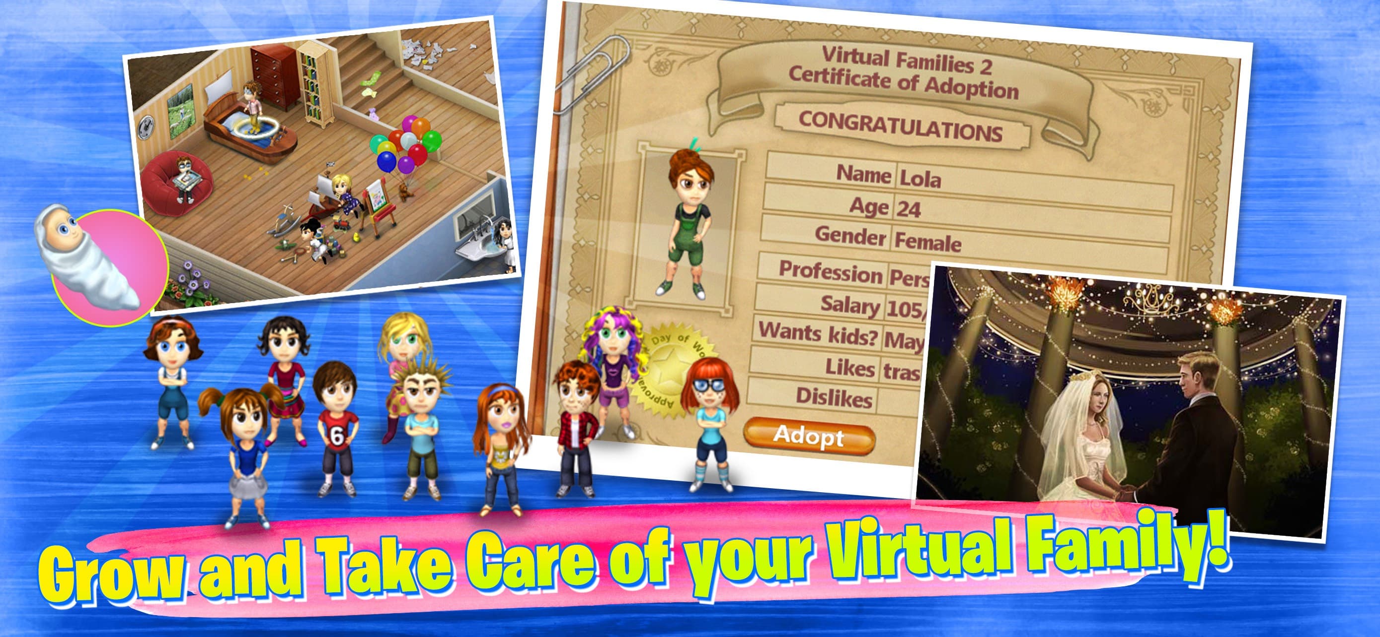 Virtual Families 2 Dream House screenshot 4 - screenshot