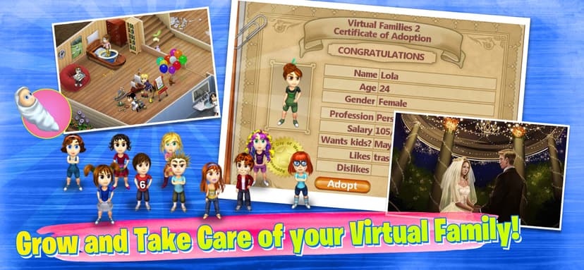 Virtual Families 2 Dream House screenshot 4 - screenshot