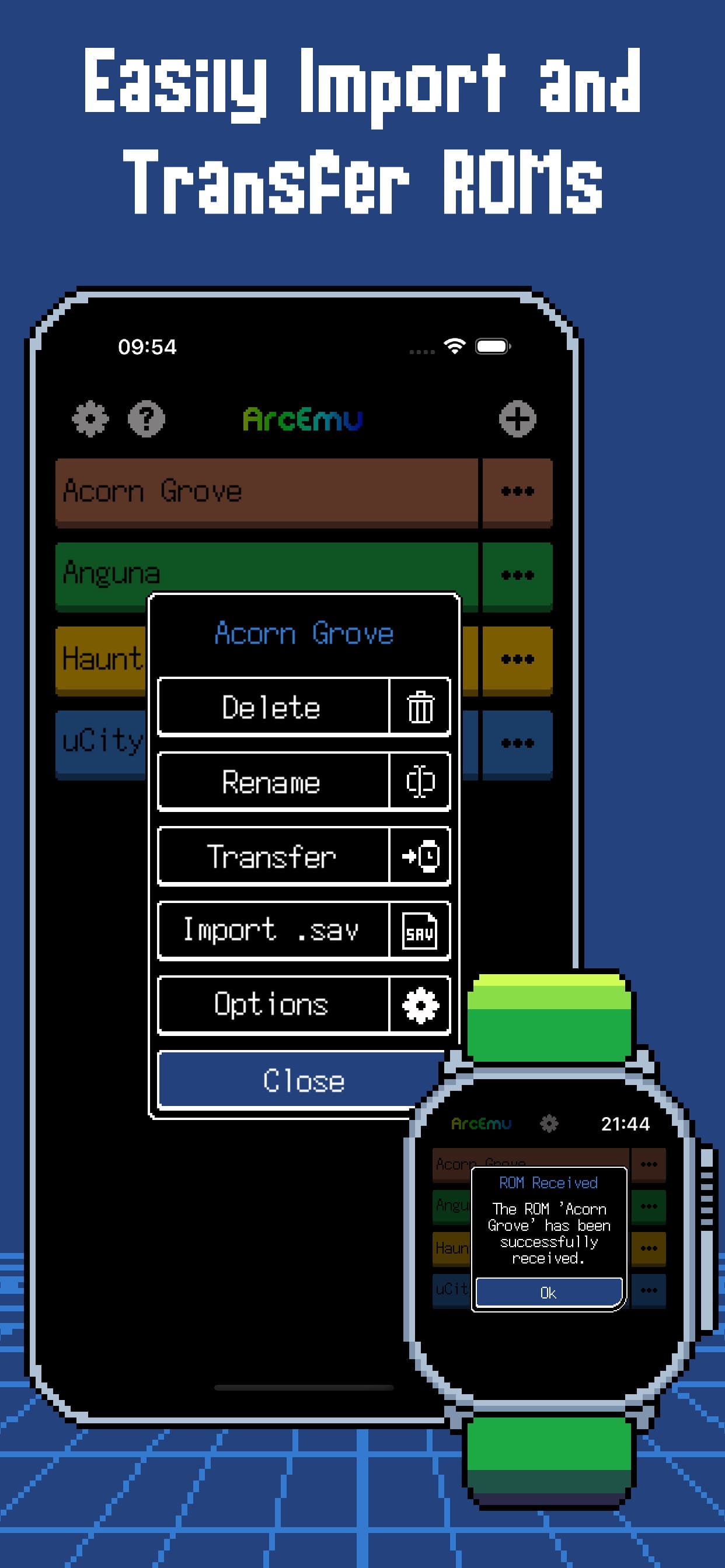 ArcEmu - Watch Emulator screenshot 9 - screenshot