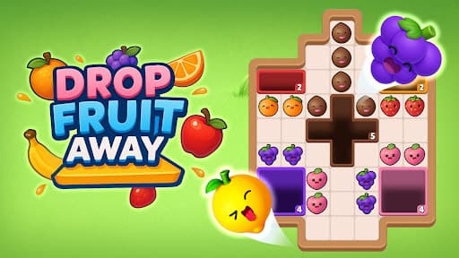 Drop Fruit Away: Color Puzzle screenshot 8 - screenshot