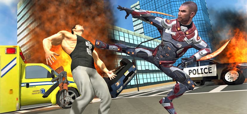 Super Hero Rope Crime City screenshot 3 - screenshot