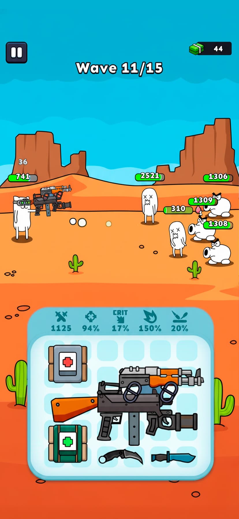 Gun Hero: Cat Survival Shooter screenshot 3 - screenshot