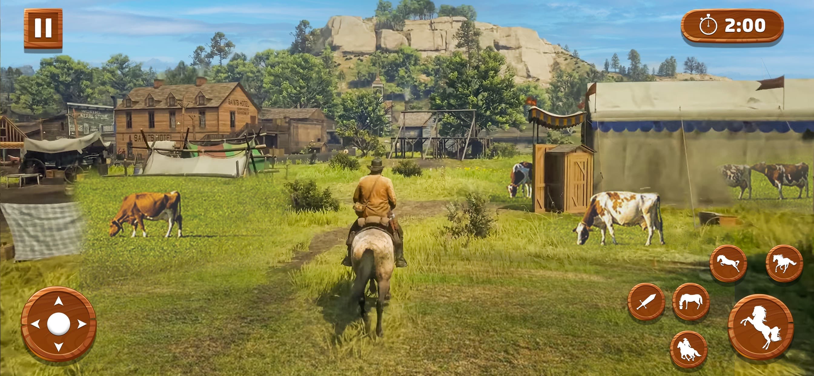 Wild Horse Simulator Jungle 3D screenshot 2 - screenshot