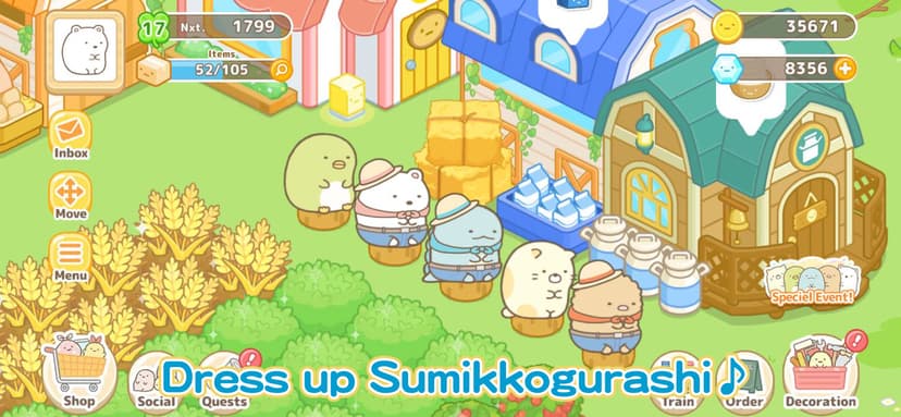Sumikkogurashi Farm farm game screenshot 4 - screenshot