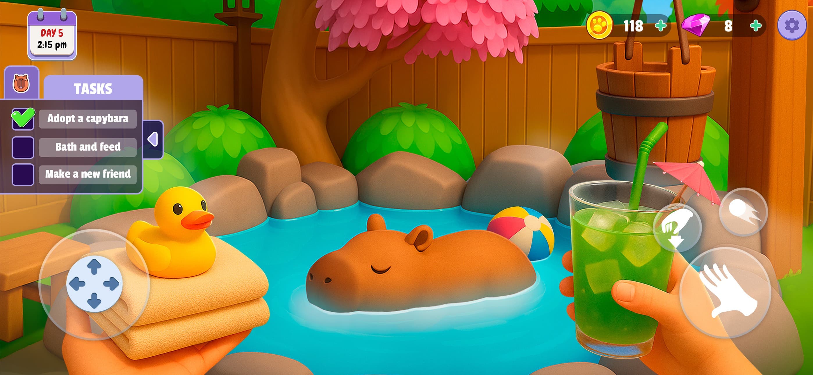 Capybara Simulator: My pets screenshot 1 - screenshot