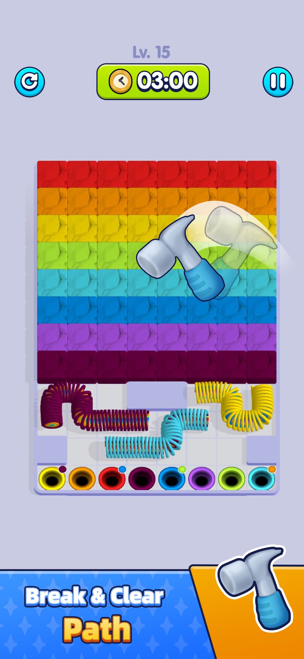 Spring Slide - Color Sort Game screenshot 2 - screenshot
