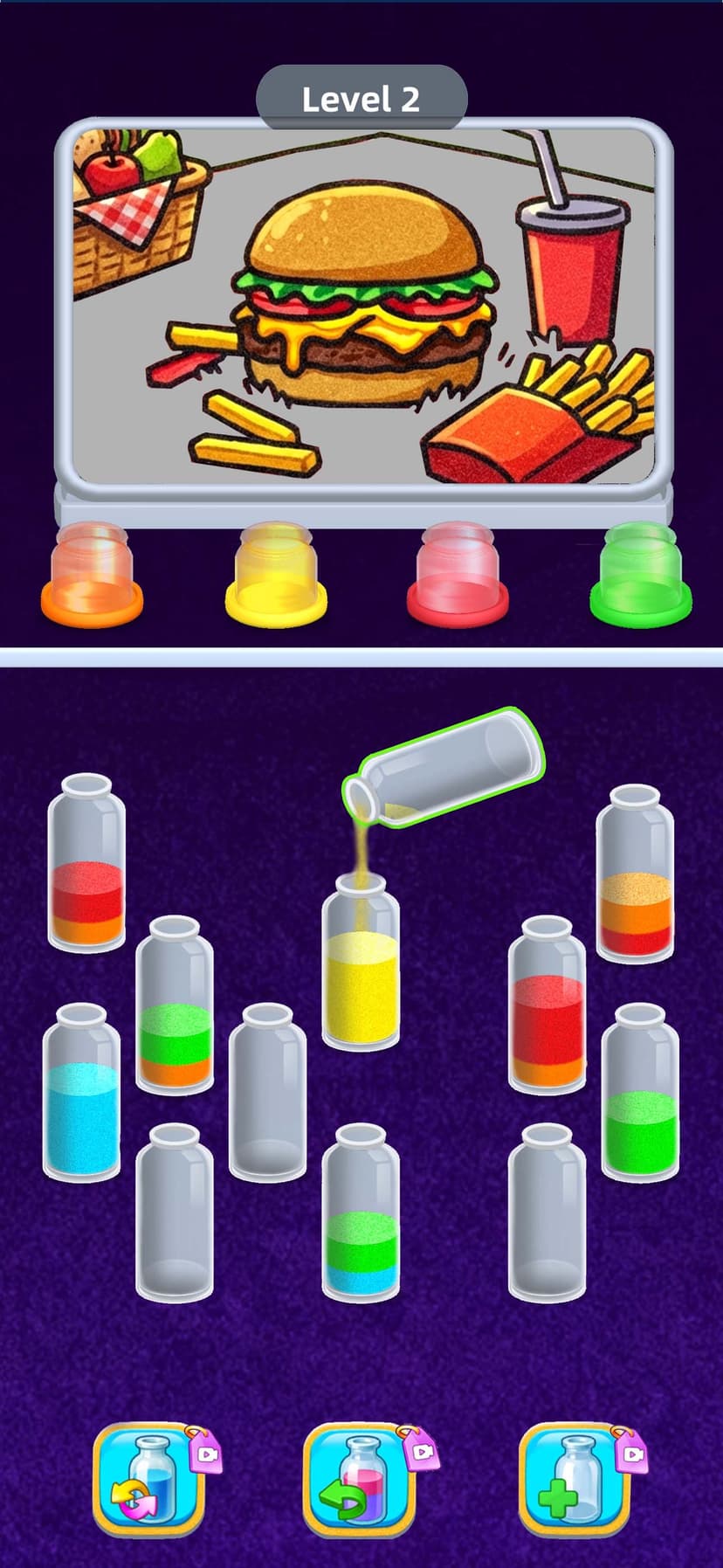 Sand Frenzy: Water Sort Jigsaw screenshot 1 - screenshot
